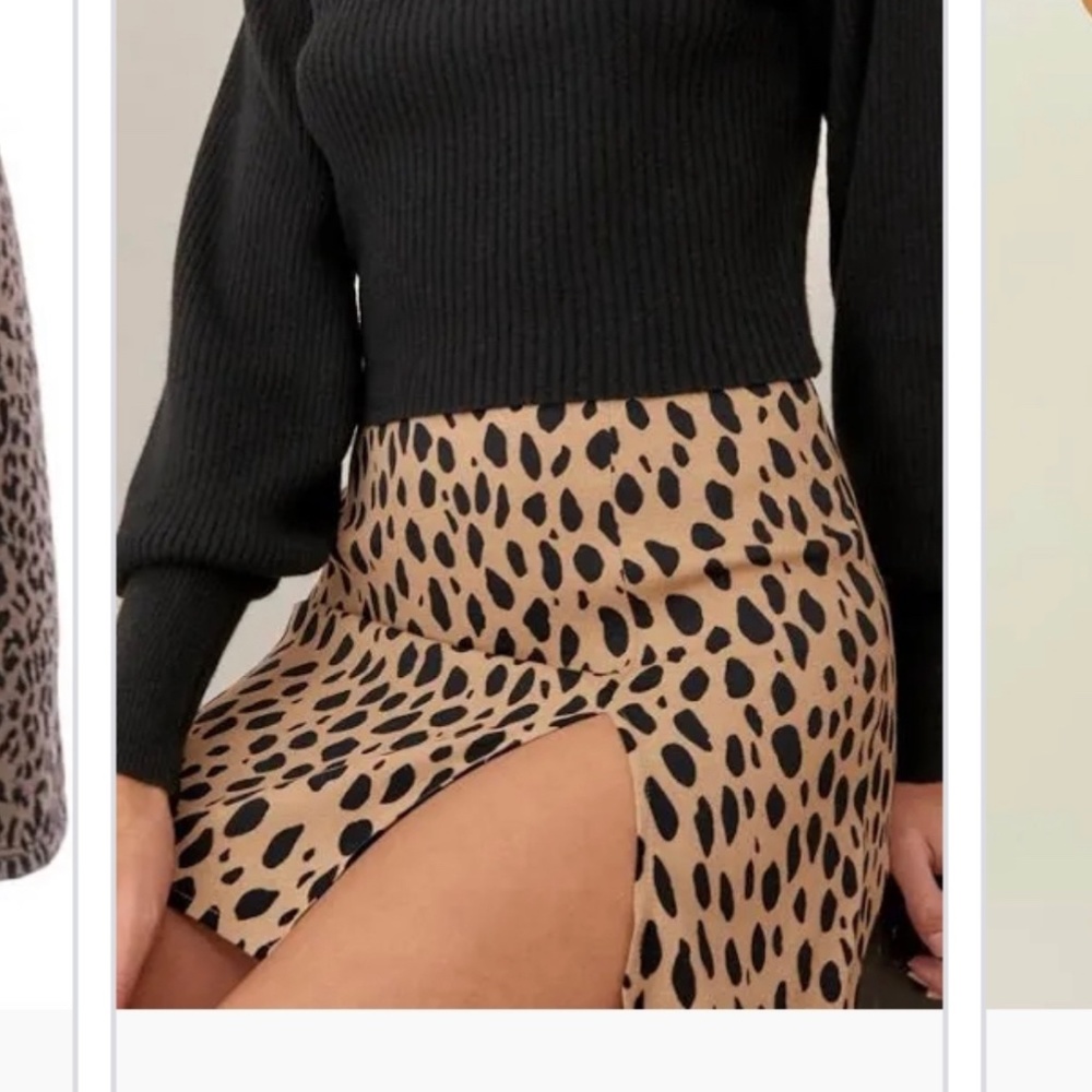 Reformation Margot Skirt in Bobcat